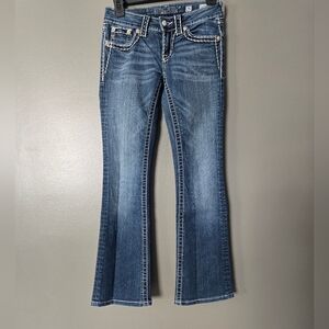Miss Me Dark Blue Flare Jeans